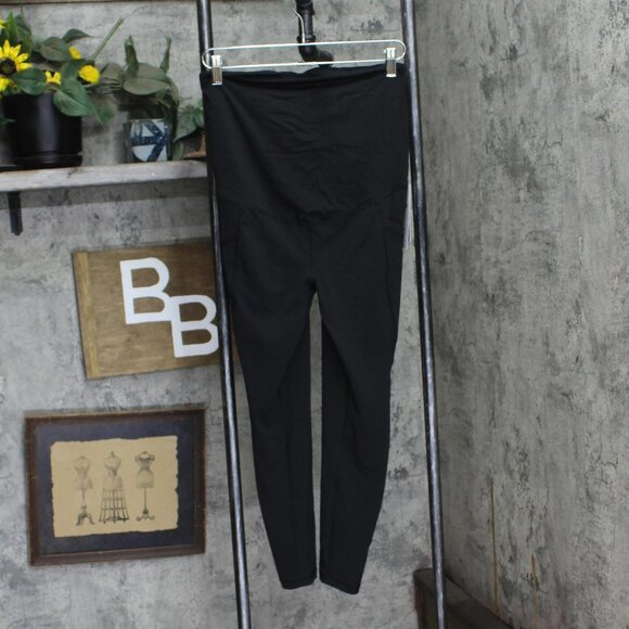 NWT Isabel Maternity Over Belly Active Maternity Leggings 82497913 Black L - Picture 6 of 9